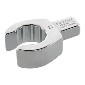 Klucz oczkowy nasadzany 733/10 otwarty 9x12 mm RK 17 dł. 47 mm