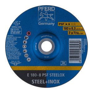 Ściernica tarczowa do zdzierania E 180-8 PSF STEELOX