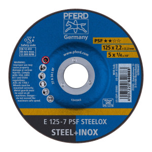 Ściernica tarczowa do zdzierania E 125-7 PSF STEELOX