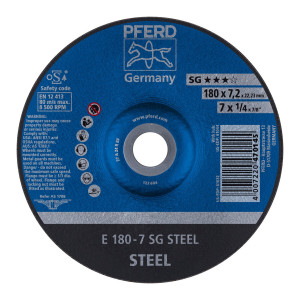 Ściernica tarczowa do zdzierania E 180-7 SG STEEL