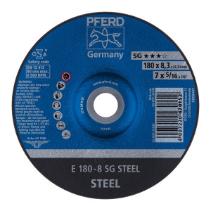 Ściernica tarczowa do zdzierania E 180-8 SG STEEL