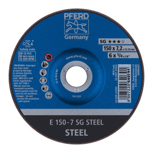 Ściernica tarczowa do zdzierania E 150-7 SG STEEL