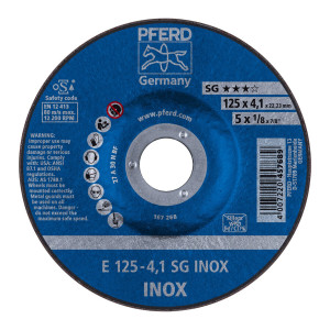 Ściernica tarczowa do zdzierania E 125-4,1 SG INOX