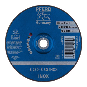 Ściernica tarczowa do zdzierania E 230-8 SG INOX