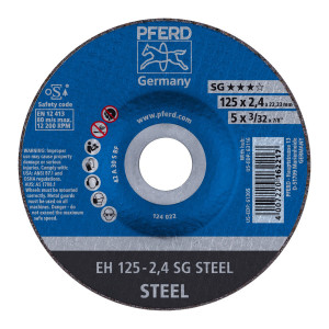 Ściernica tarczowa do cięcia EH 125-2,4 SG STEEL