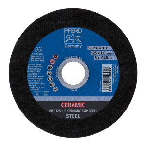 Ściernica tarczowa do cięcia EHT 125-1,0 CERAMIC SGP STEEL