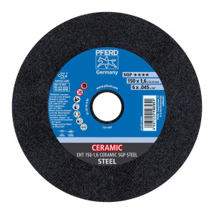 Ściernica tarczowa do cięcia EHT 150-1,6 CERAMIC SGP STEEL