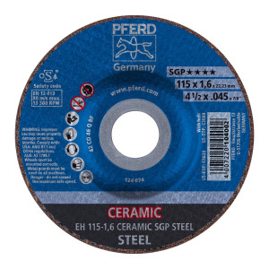 Ściernica tarczowa do cięcia EH 115-1,6 CERAMIC SGP STEEL
