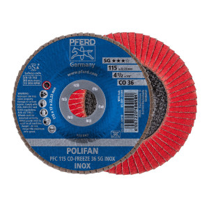 Ściernica lamelowa POLIFAN PFC 115 CO-FREEZE 36 SG INOX