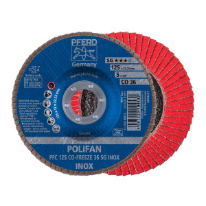 Ściernica lamelowa POLIFAN PFC 125 CO-FREEZE 36 SG INOX