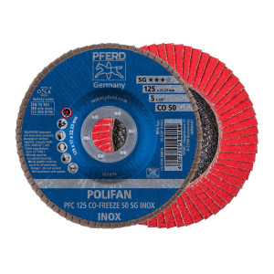 Ściernica lamelowa POLIFAN PFC 125 CO-FREEZE 50 SG INOX