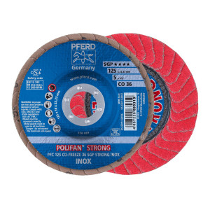 Ściernica lamelowa POLIFAN PFC 125 CO-FREEZE 36 SGP STRONG INOX