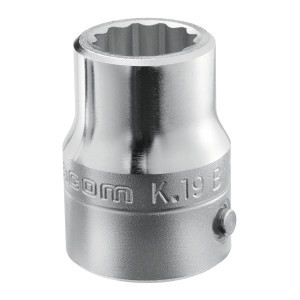 Klucz nasadowy 12-kątny 3/4", 19 mm