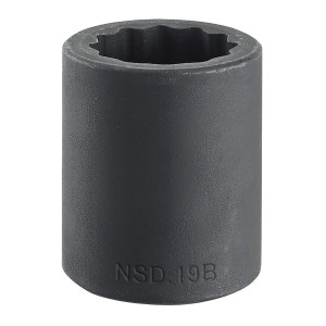 Klucz nasadowy udarowy 12-kątny 1/2" metryczny 15 mm