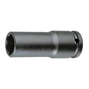 Klucz nasadowy udarowy 3/4" długi cienkościenny 6-kątny metryczny 27 mm