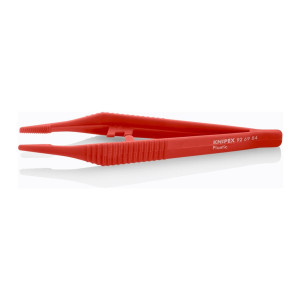 Pęseta plastikowa dł. 130 mm prosta szerokość końcówki 3,5 mm