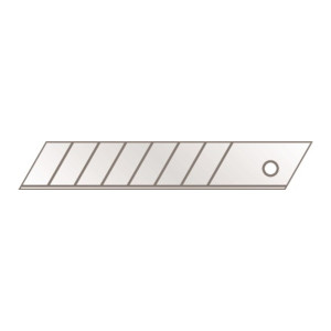 Ostrze odłamywane 77 109,6x17,8x0,5mm 10 sztuk / przezroczyste opakowanie