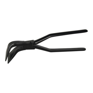 Szczypce dekarskie wygięte pod kątem 45 stopni dł. 270 mm szer. 60 mm nakładkowe