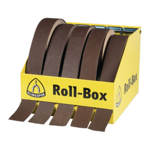 Uchwyt do rolek ściernych ROLL-BOX do 5 rolek po 50 mm szer.