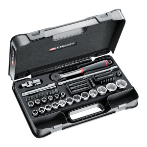 Zestaw 48 nasadek 1/2" 6-kątnych 8-32 mm S.851