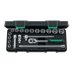 Zestaw 19 kluczy nasadowych 45/14/5i 3/8"