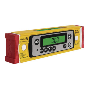 Poziomnica TECH 196 dł. 23cm aluminiowa żółta ± 0,5 mm/m ± 0,5 mm/m Stabila