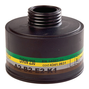 Uniwersalny filtr DIRIN 230 EN 14387, DIN EN 148-1 A2 B2 E2 K1 EKASTU