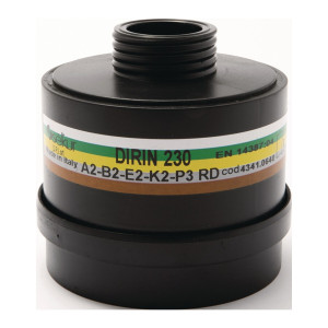 Uniwersalny filtr DIRIN 230 EN 14387, DIN EN 148-1 A2 B2 E2 K2-P3R D EKASTU