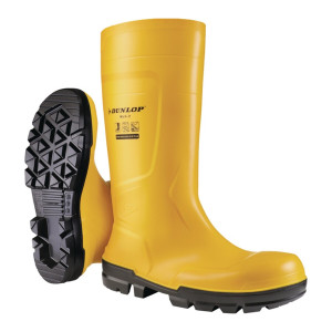 Żółte buty ochronne wodoodporne rozmiar 44 Dunlop