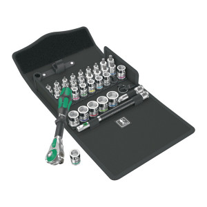Zestaw kluczy nasadowych 8100 SB ALL-in Zyklop Speed 35 szt 3/8" 6-19mm WERA