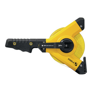 Taśma miernicza w uchwycie LBM 1000 FIBERGLASS długość 30 m szerokość taśmy 13 mm cm z włókna szklanego EG III PC-ABS / TPE STABILA