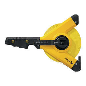Taśma miernicza w uchwycie LBM 1000 FIBERGLASS długość 50 m szerokość taśmy 13 mm cm z włókna szklanego EG III PC-ABS / TPE STABILA