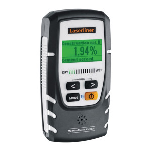 Miernik wilgotności drewna/budynku MoistureMaster Compact Plus 0-40°C / LF 60% LASERLINER