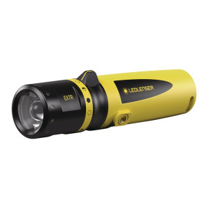 Latarka LED EX7R 50 - 220 lm akumulator Li-Ion 65 - 140 m czarno/żółty LEDLENSER