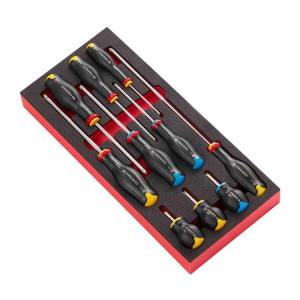 Moduł 10 wkrętaków Protwist® do śrub Phillips i Pozidriv, PH0 - PH3, PZ1 - PZ2, MODM.AT5 Facom
