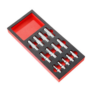 Moduł piankowy z 13 nasadkami 6-kątnymi 3/8" I 1/2" MODM.HLA Facom
