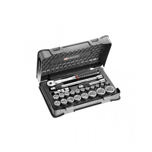 Zestaw nasadek 1/2" - 6-kątnych, 23 elementy, 8 - 32 mm SL.171-3P6 FACOM