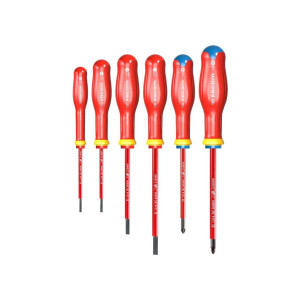 Zestaw 6 wkrętaków izolowanych PROTWIST ve 2,5 - 5,5 mm i pz1 - pz2 ATDVE.J6PB FACOM