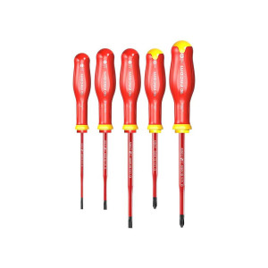 Zestaw 5 wkrętaków izolowanych PROTWIST TVE 1000v 3,5 - 5,5 mm i ph1 - ph2 ATP.J5TVEPB FACOM