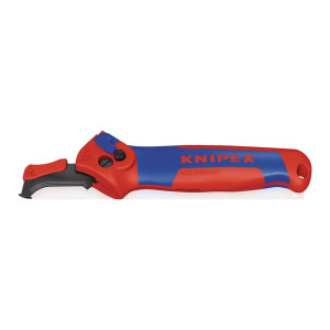 Nóż do zdejmowania izolacji 16 50 145 SB, dł. całkowita 146 mm, z ostrzem hakowym, Knipex