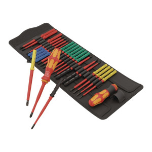 Zestaw wkrętaków Kraftform Kompakt 26-częściowy płaski/PH/PH/S/PZ/PZ/S/TX/sześciokąt. Wera