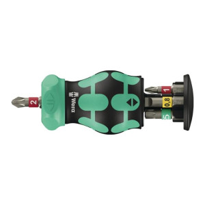 Uchwyt magazynkowy KK Stubby magazyn RA 1 6-częściowy BZT szczelinowy/PH/TORX® Wera