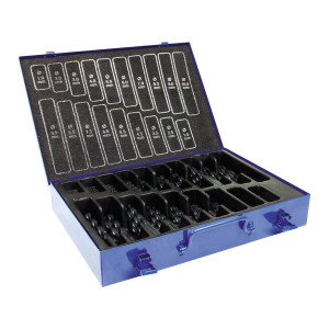 Zestaw wierteł krętych walcowane D338N HSS 1–10mm 170 sztuk FORUM