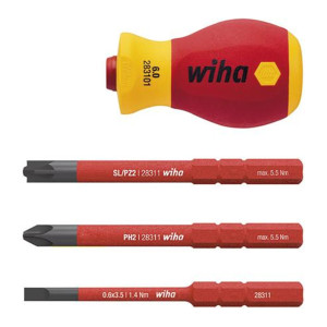 Zestaw wkrętaków VDE 4-częściowy SoftFinish 43449 Wiha