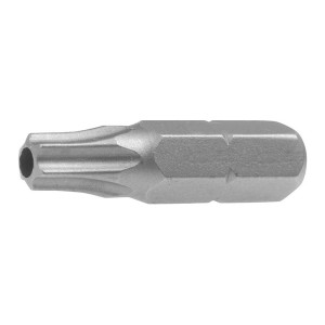 Bit 1/4" do śrub z gniazdem TORX® BO, DIN3126 C6,3 T25x 25mm z otworem Forum