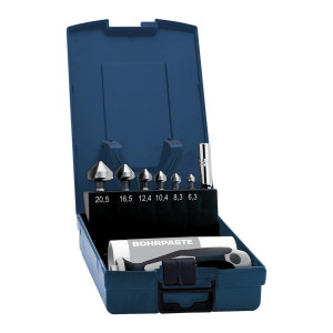 Zestaw pogłębiaczy stożkowych typu bit 90°, HSS 6,3-20,5 mm Forum