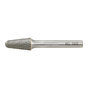 Pilnik obrotowy z węglika spiekanego w kształcie stożka zaokrąglonego 6 mm 10x20 mm KEL 1020 Forum