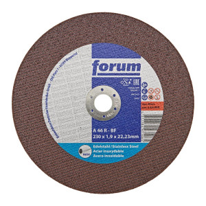Tarcza do cięcia stali nierdzewnej, INOX 230x 1,9 mm, T41 prosta Forum