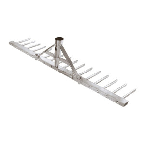 Grabie aluminiowe z 16 zębami, szerokość 620 mm Ideal