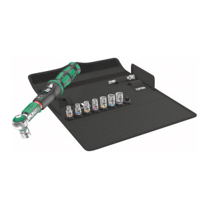 Zestaw z kluczem dynamometrycznym Safe-Torque 10-częściowy 2-12 Nm 1/4″ WERA